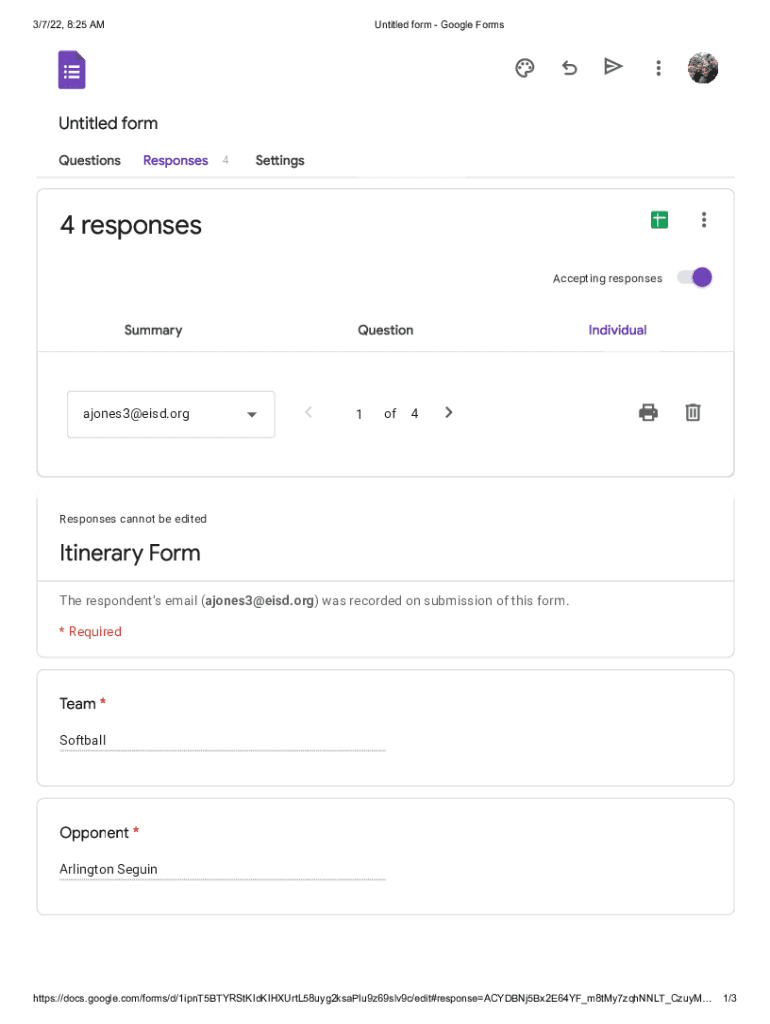 Form preview