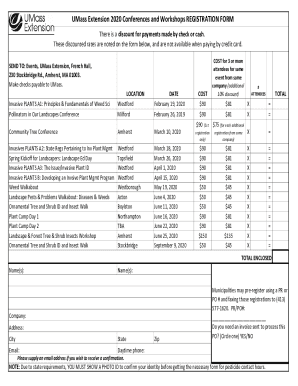 Fillable Online ag umass Registration form all purpose.xlsx - UMass ...