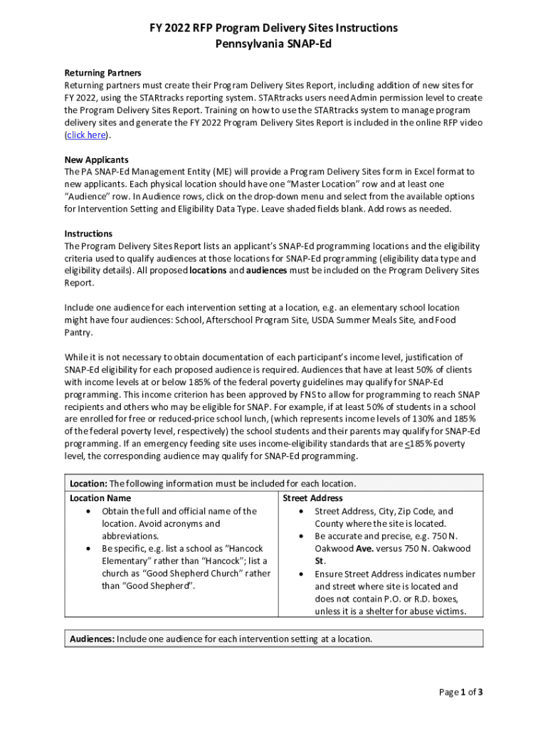 Fillable Online SNAPEd Plan Guidance and TemplatesSNAPEd SNAP
