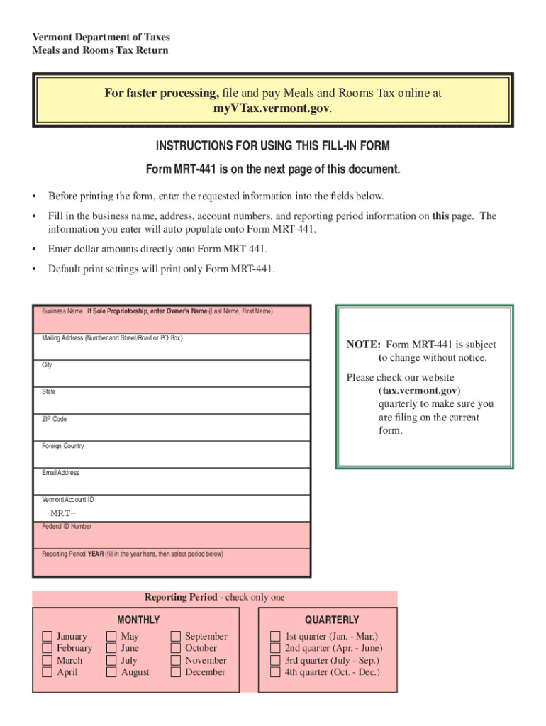 mrt form Preview on Page 1