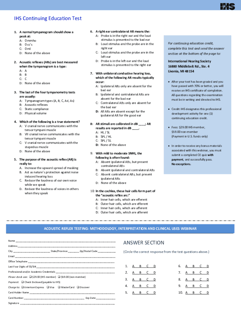 Fillable Online Bifid Tympanogram Peak Robert H. Margolis Hearing Evaluation AduHow to Read