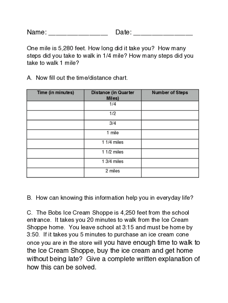 Fillable Online Why Are There 5,280 Feet in a Mile?Mental Floss Fax