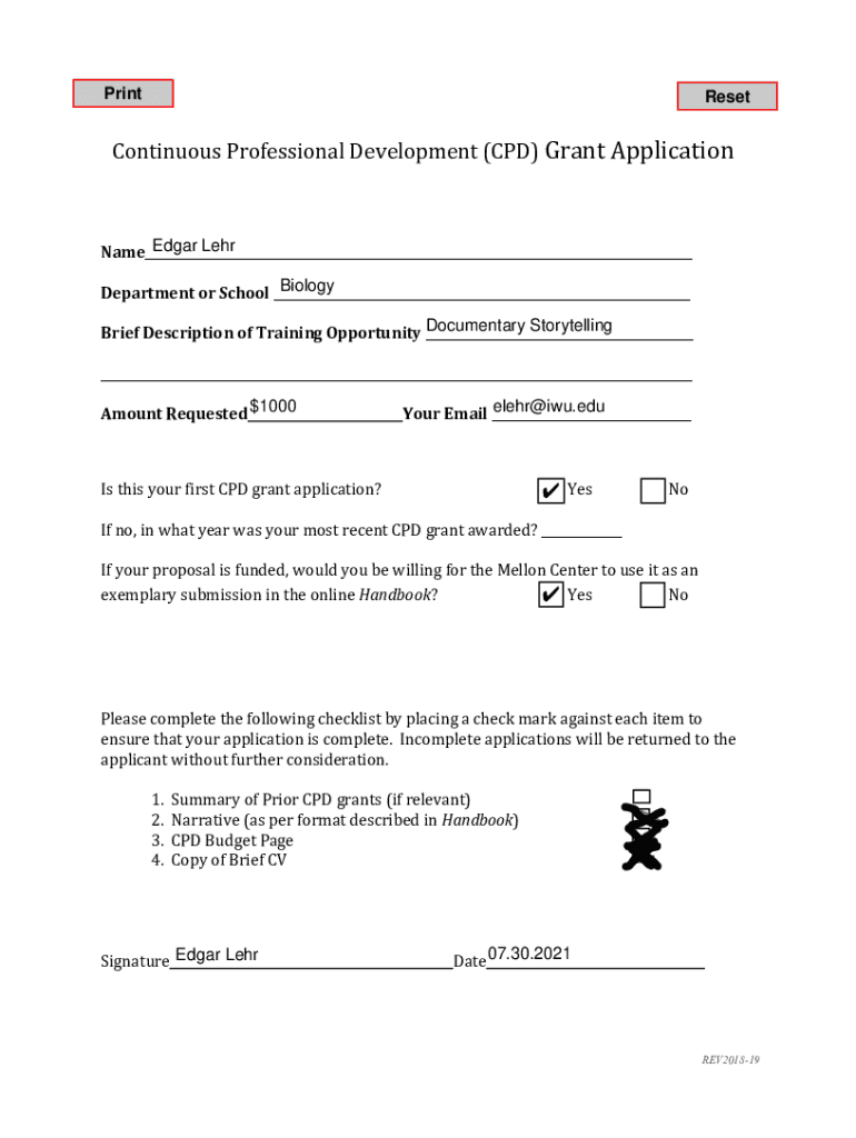 Form preview
