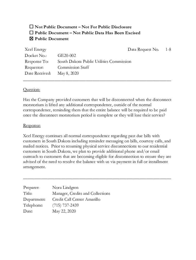 Fillable Online puc sd Pennsylvania Public Utility Commission