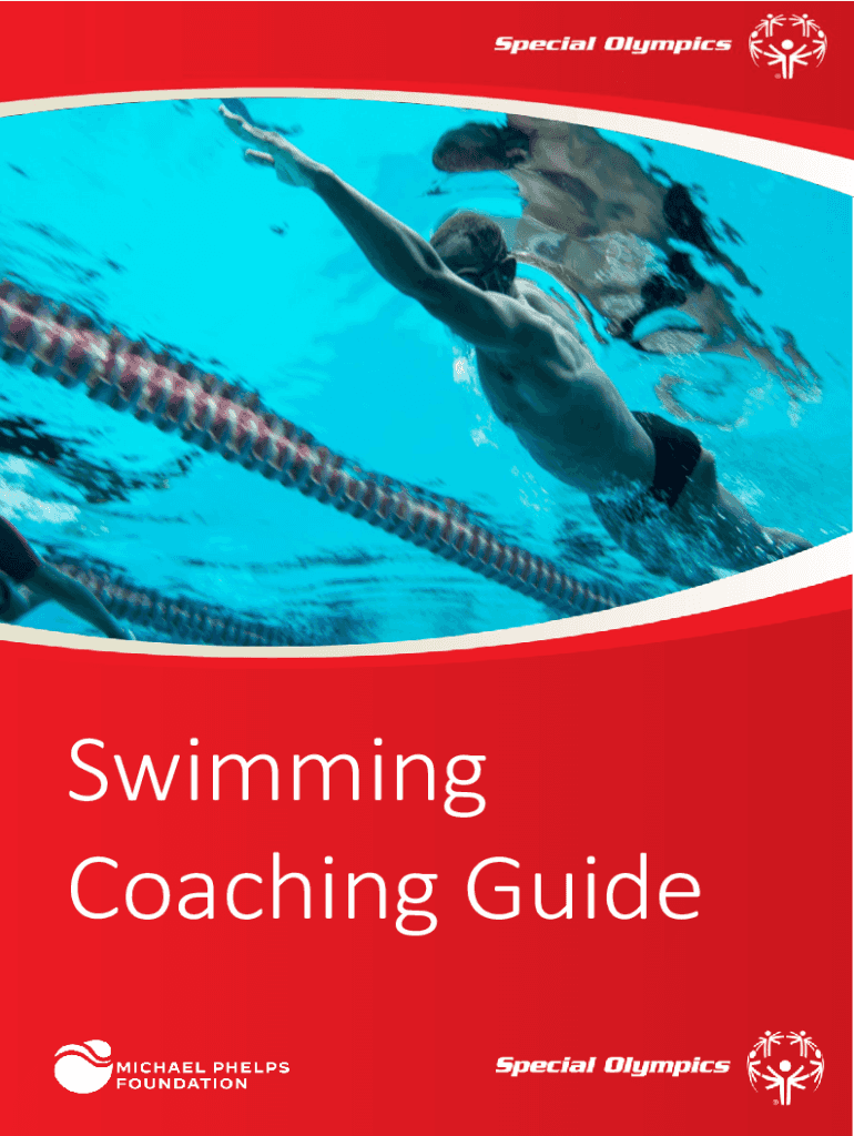 Fillable Online media specialolympics Swimming Coaching Guide - Special ...