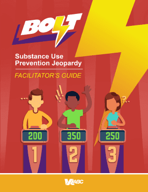 Fillable Online middle school substance use prevention jeopardy guide ...