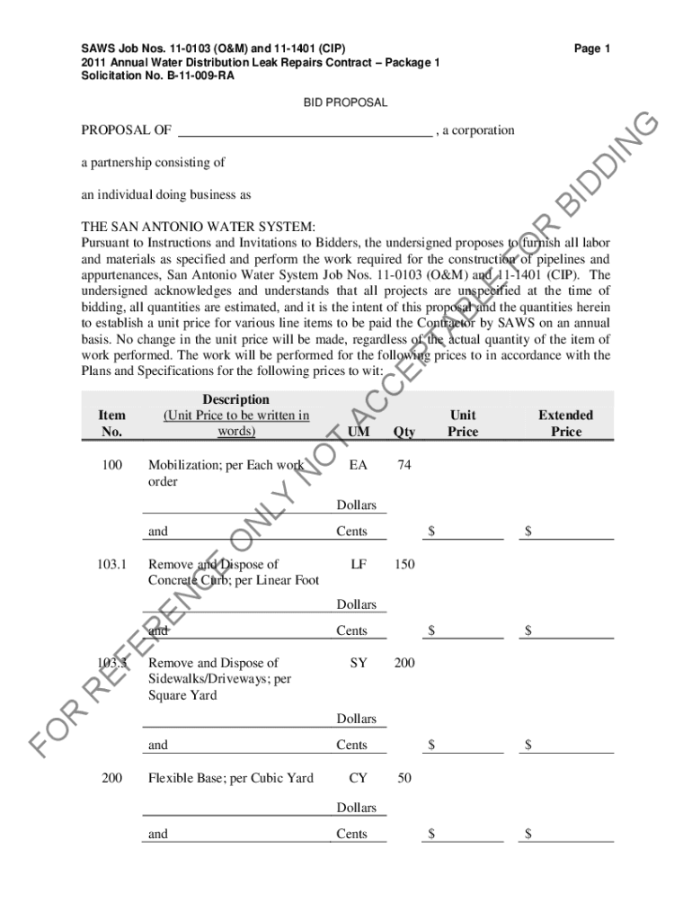 Fillable Online Job Nos. 11