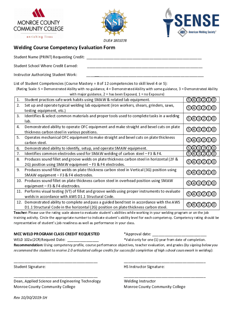 Fillable Online Competency Assessment Templates Free DownloadCompetency