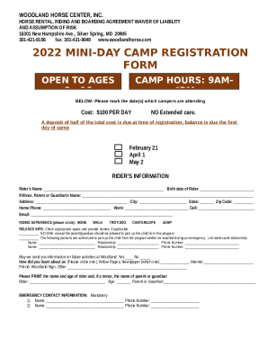 HORSE RENTAL, RIDING AND BOARDING AGREEMENT WAIVER OF LIABILITY AND ...