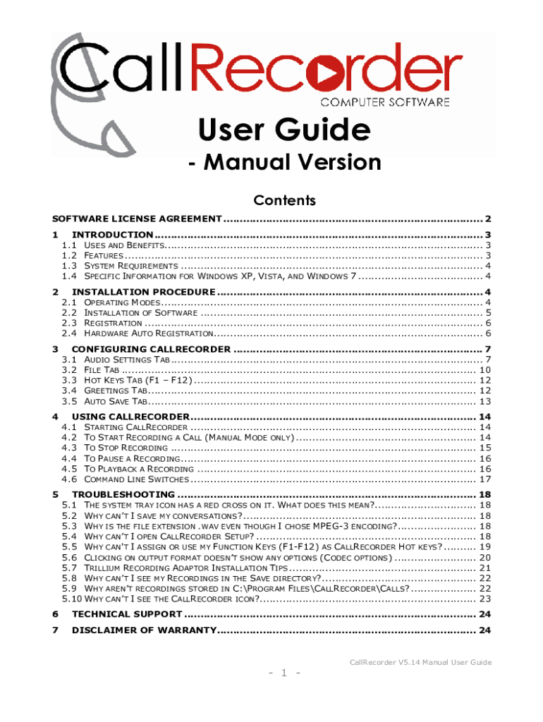 Fillable Online A Guide on How to Write User Manual for Software