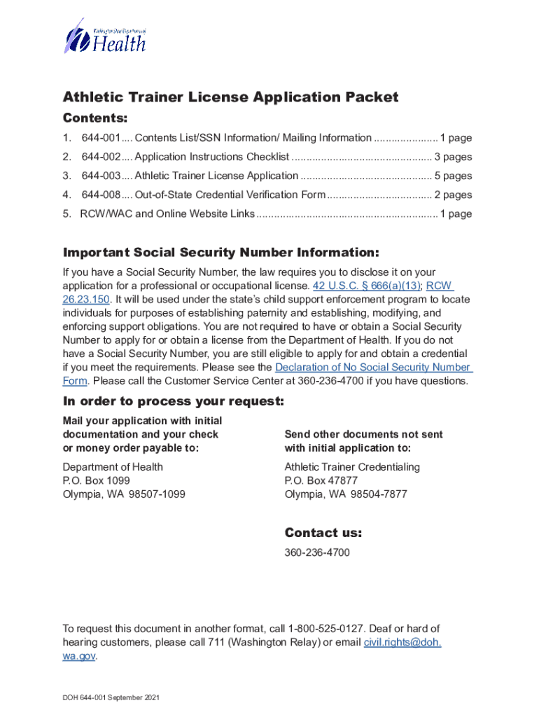 Fillable Online doh wa dpo.colorado