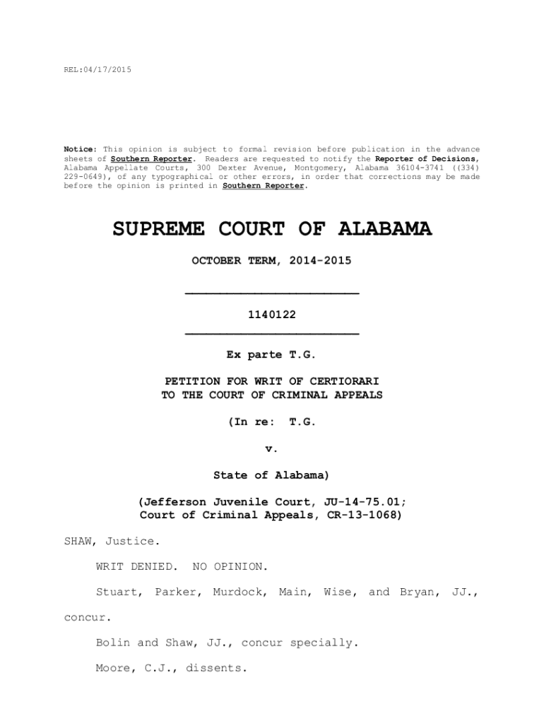 Fillable Online Petition For Writ Of Certiorari Fax Email Print Pdffiller Fillable Online Petition For Writ Of Certiorari Fax Email Print Pdffiller