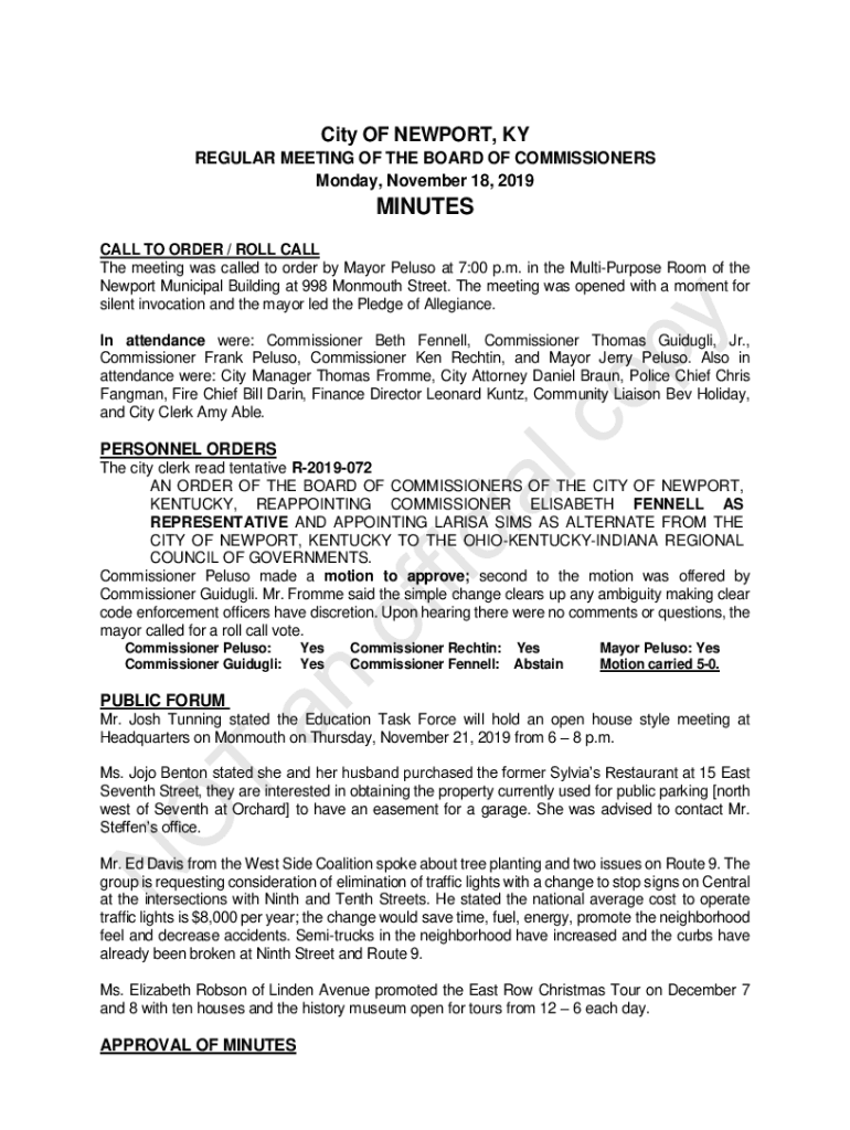 Fillable Online City of Newport / Founded 1795City of Newport / Founded