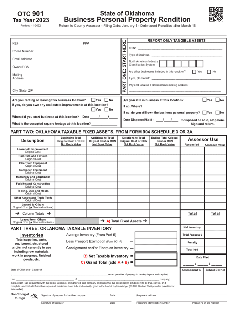 how to fill out otc 901 Preview on Page 1