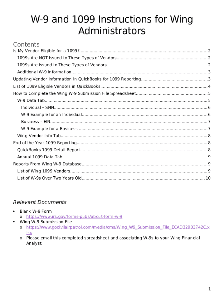 How to setup Vendors from a W9 to receive 1099's QB Community Doc