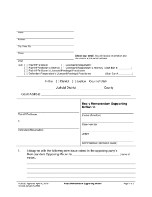 Motion to Change Venue - Utah Courts