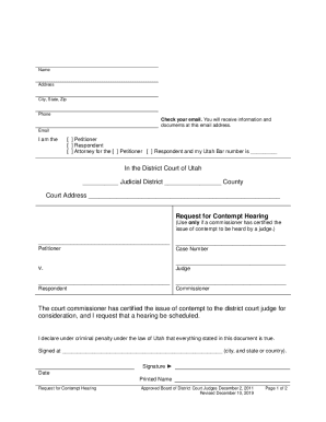 Motion to Enforce Order - Utah Courts