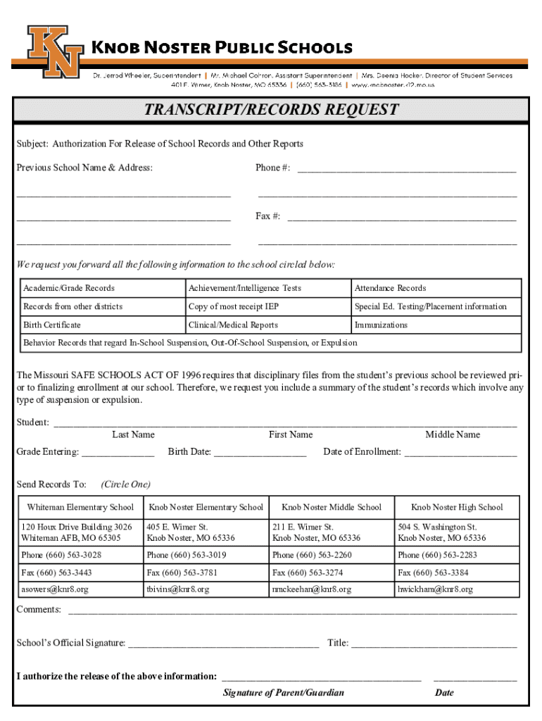 Fillable Online Transcript Release Authorization Form TemplateJotform ...