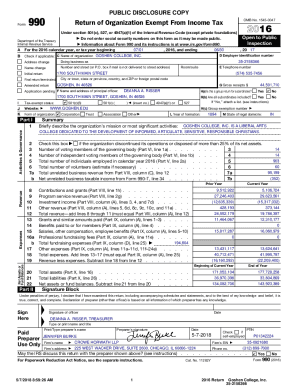 Fillable Online PDF Return of Organization Exempt From Income Tax ...