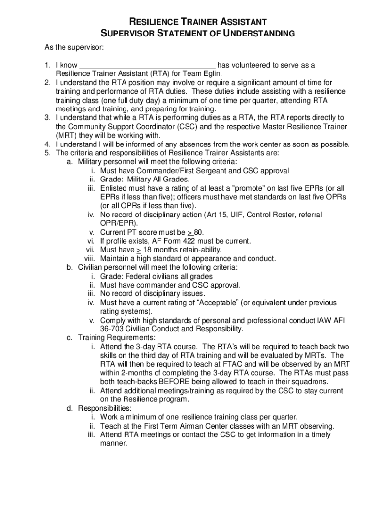 Fillable Online Master Resilience Training (MRT) in the US Army ...