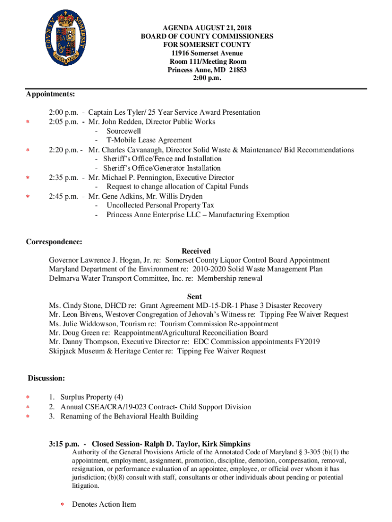 Fillable Online NOTICE OF TAX SALE OF PROPERTIES IN SOMERSET COUNTY
