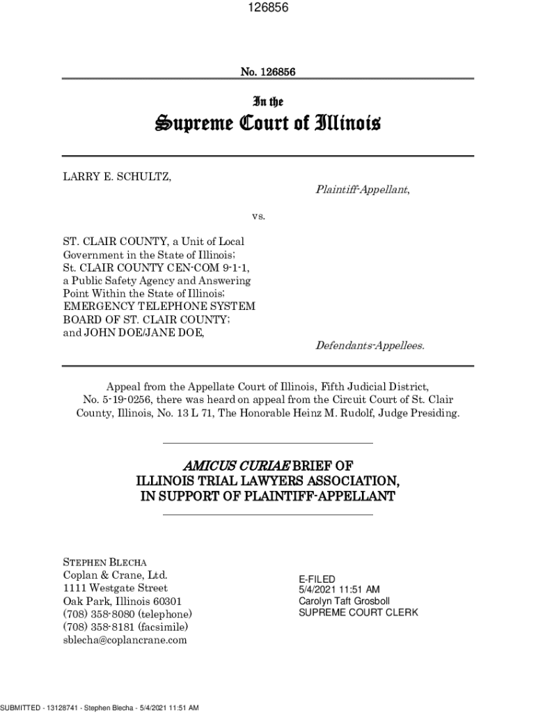 Fillable Online St. Clair County Courthouse Administrative Office of