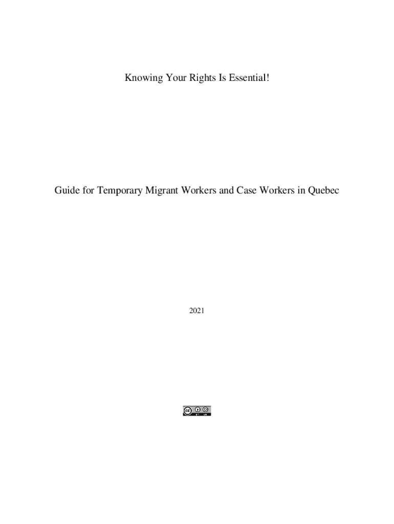 Fillable Online Knowing Your Rights Is Essential! Guide for Temporary ...