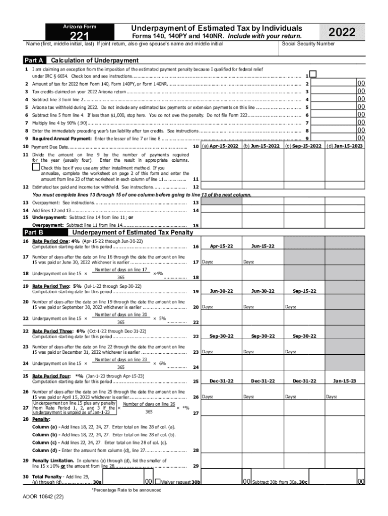 arizona income tax Preview on Page 1