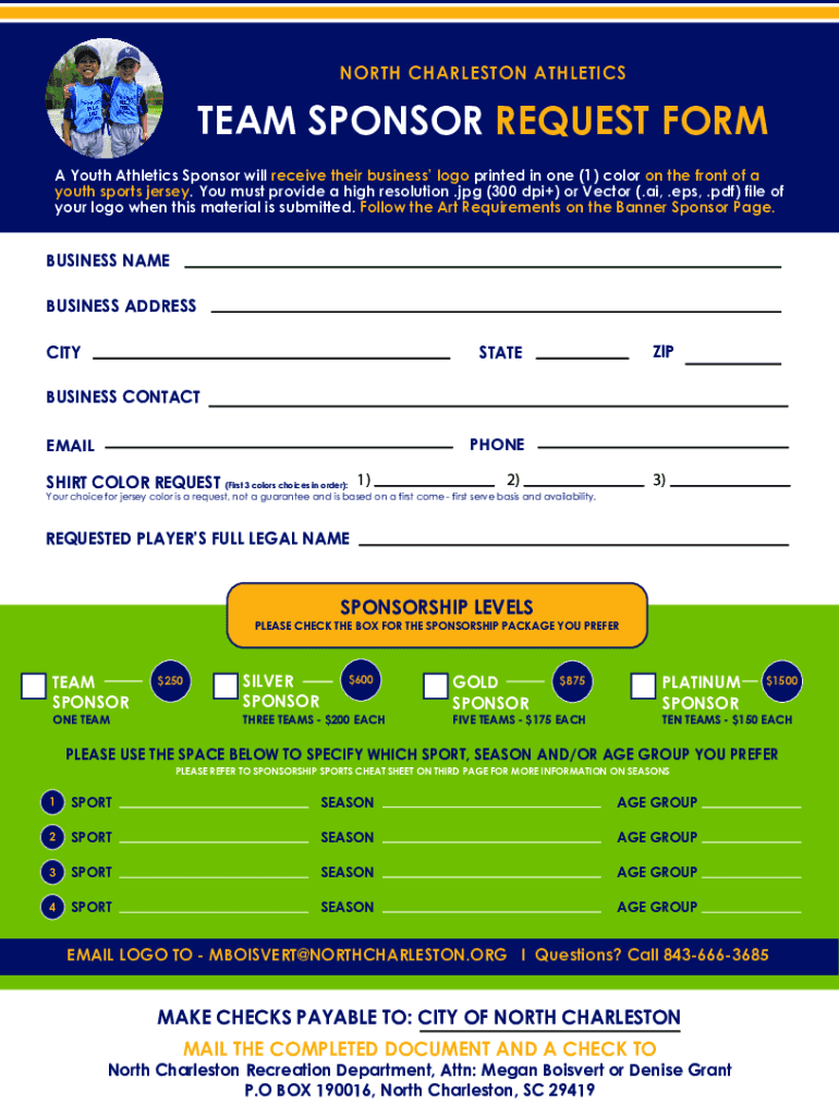 Sponsorship Request Letter: Format (with 13+ Sample Letters)Sports Sponsorship Letter for Teams - Le Preview on Page 1