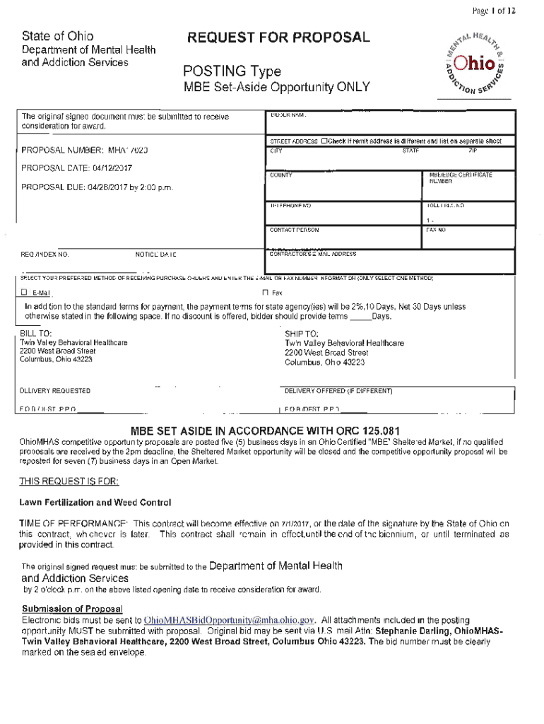 Fillable Online procure ohio L SELECT YOUR PREFERRED METHOD OF
