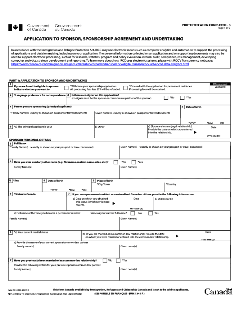 Imm 1344 Fillable Form Printable Forms Free Online
