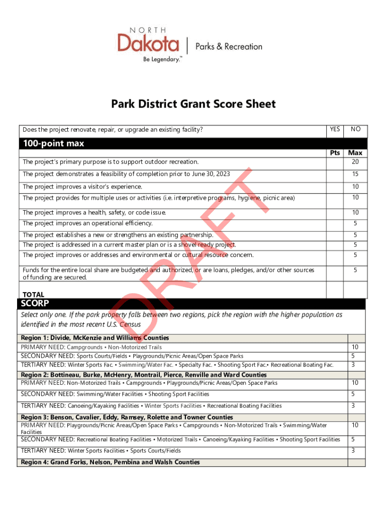 fillable-online-park-district-grant-score-sheet-fax-email-print-pdffiller