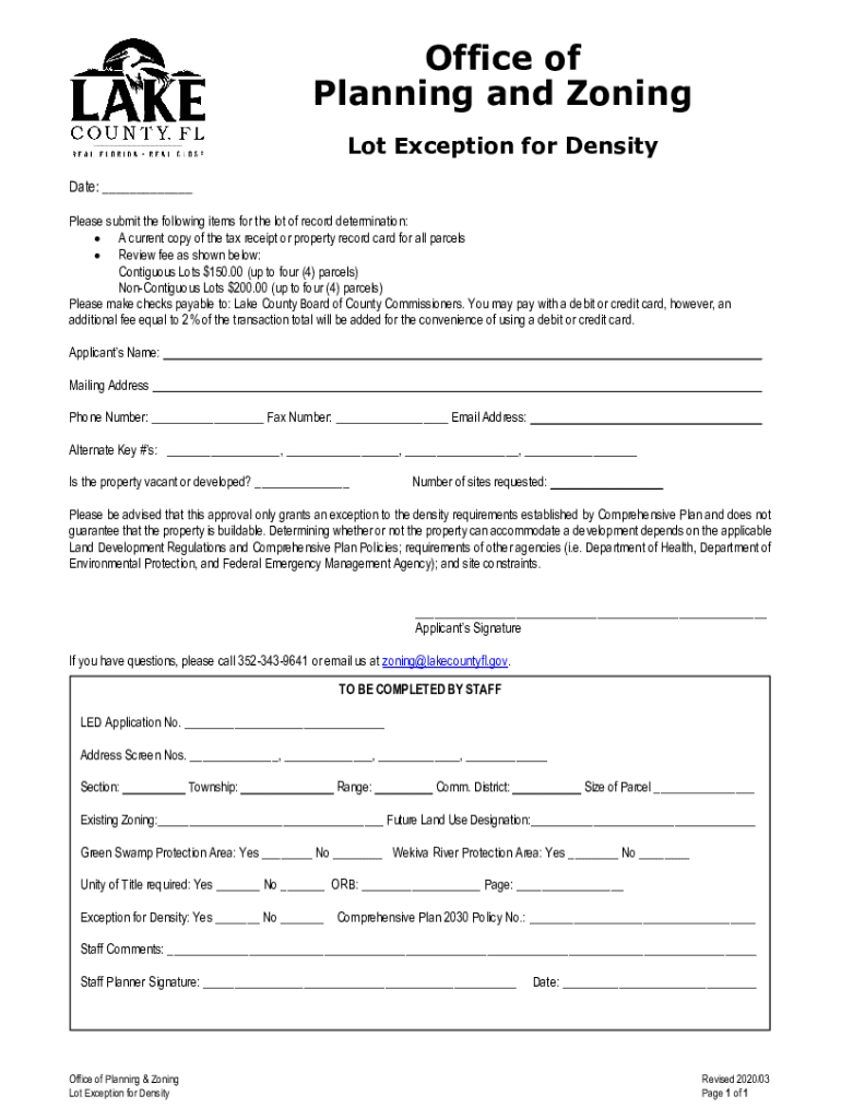 Fillable Online Florida State Zoning And Land Regulations The