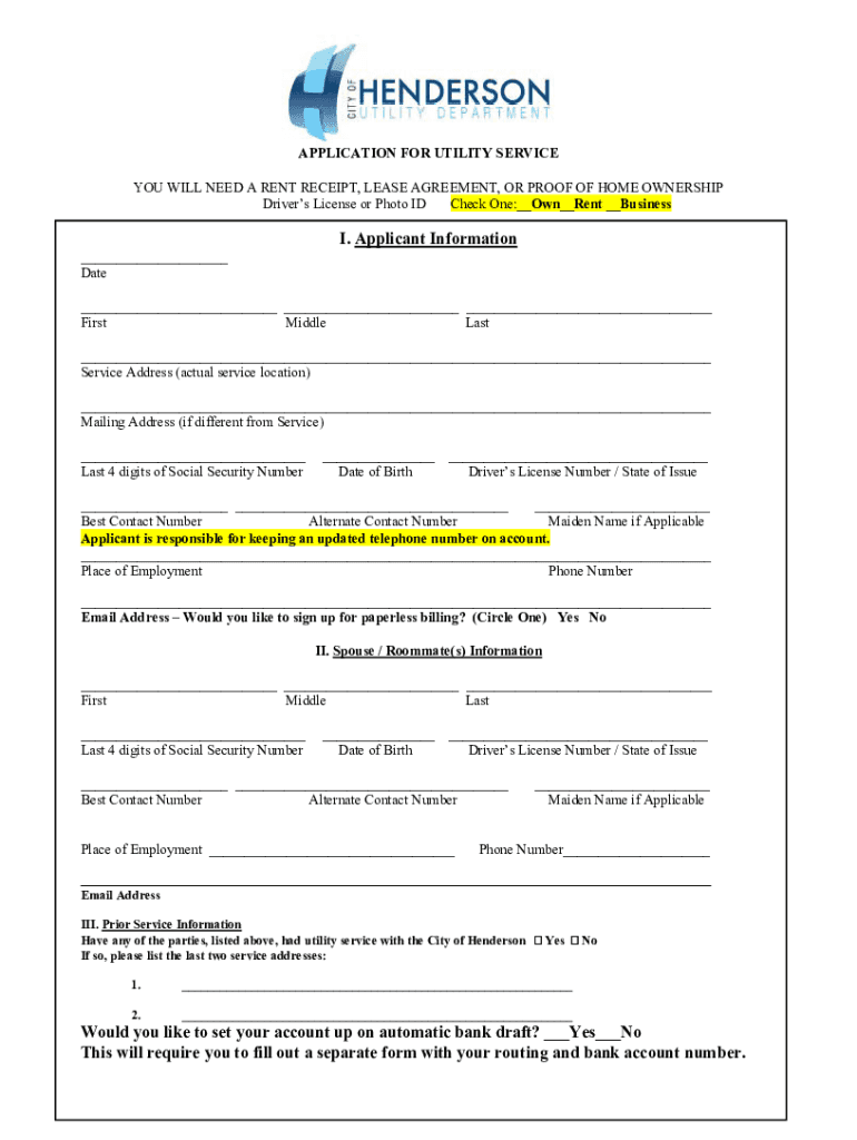 Fillable Online Free Residential Rental Application FormPDFWORDThe ...