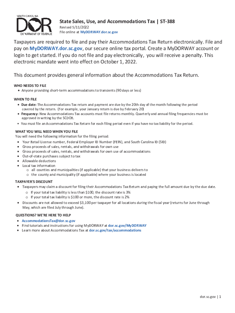 Carolina sales tax Fill out & sign online DocHub