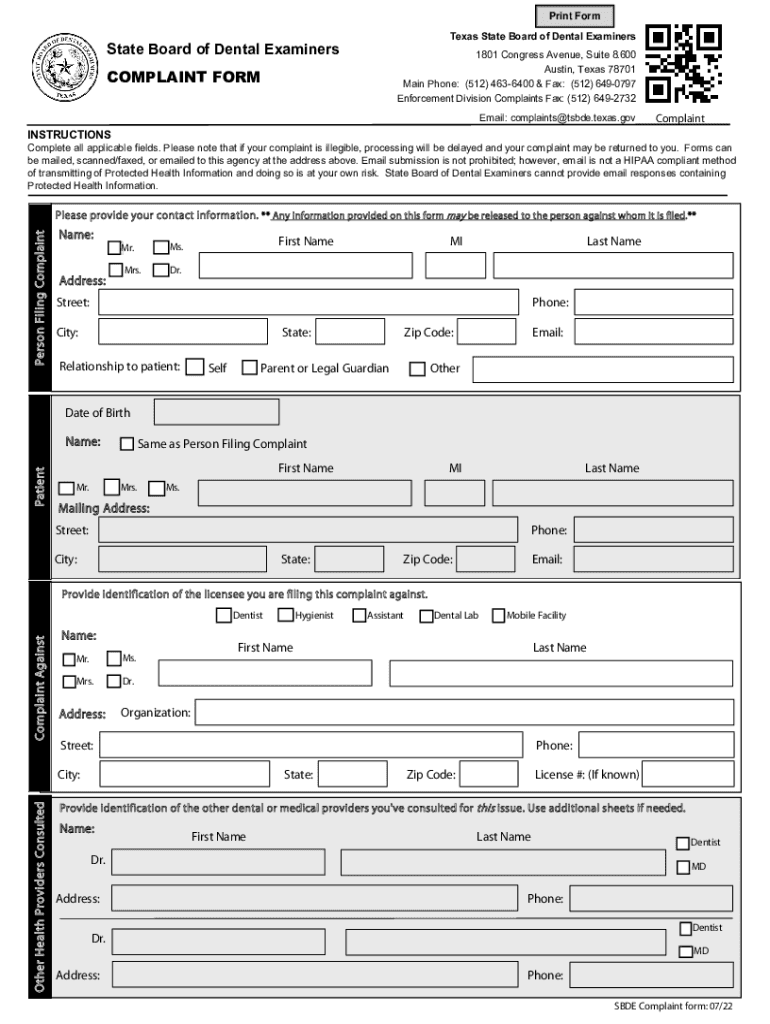 Print E-CertificateTexas State Board of Dental Examiners Preview on Page 1