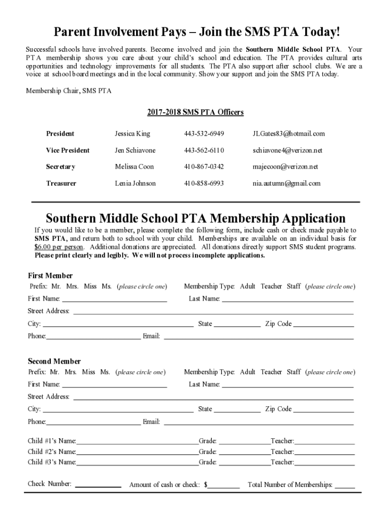 Fillable Online PTAs and PTOs: How To Increase Parent Involvement - PTO ...