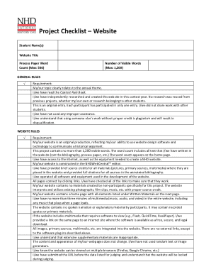 Fillable Online Project task list - templates.office.com Fax Email ...