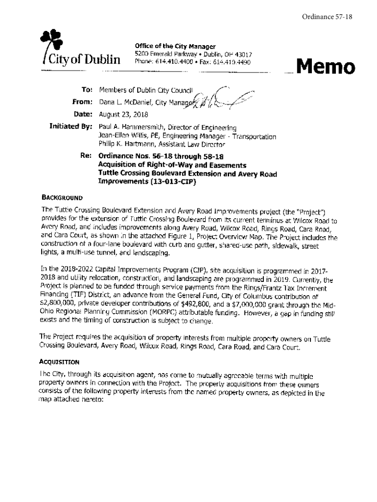 Fillable Online City of Dublin Zoning Ordinance