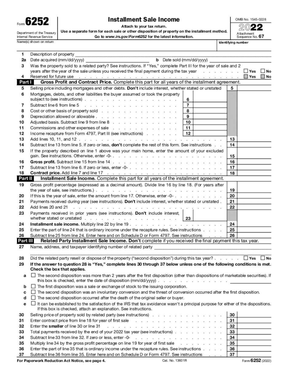 Add Pages To Form 6252