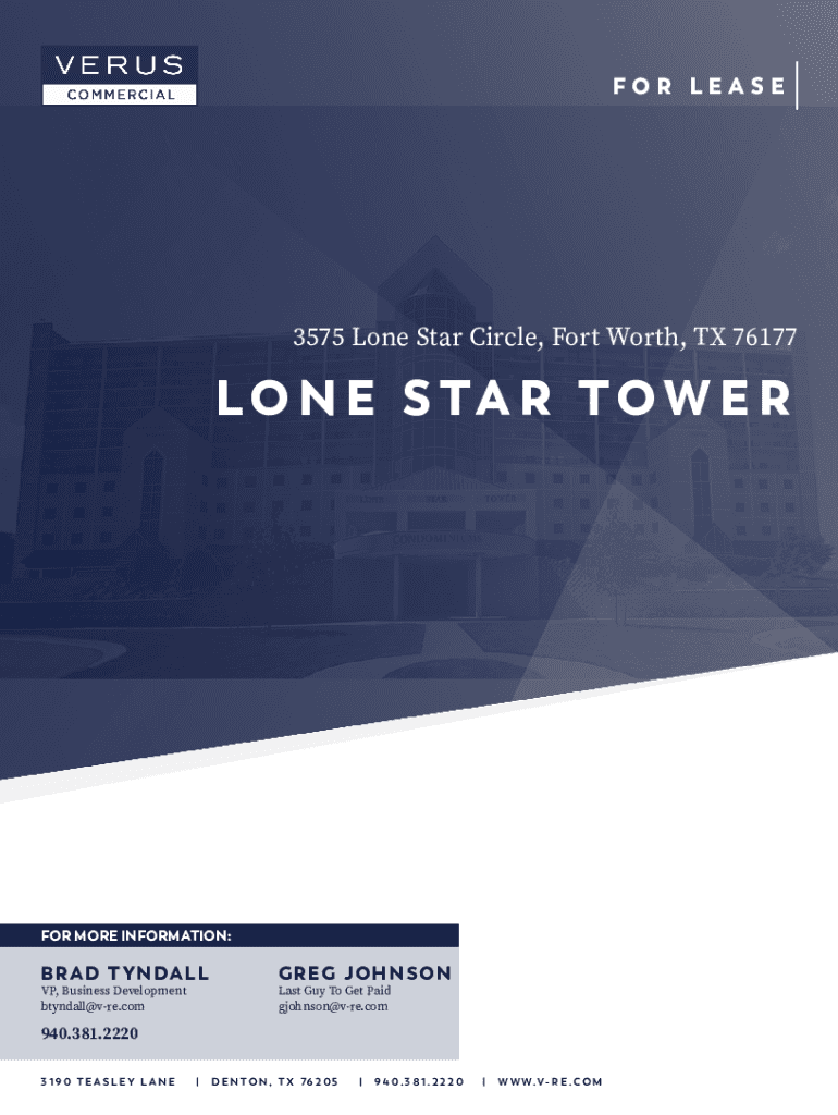 Fillable Online Lone Star Tower Lease Brochure Amazon S3 Fax Email