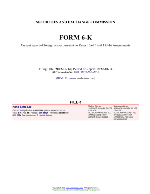 Fillable Online Nano Labs Ltd Form 6-K Current Event Report Filed 2022 ...