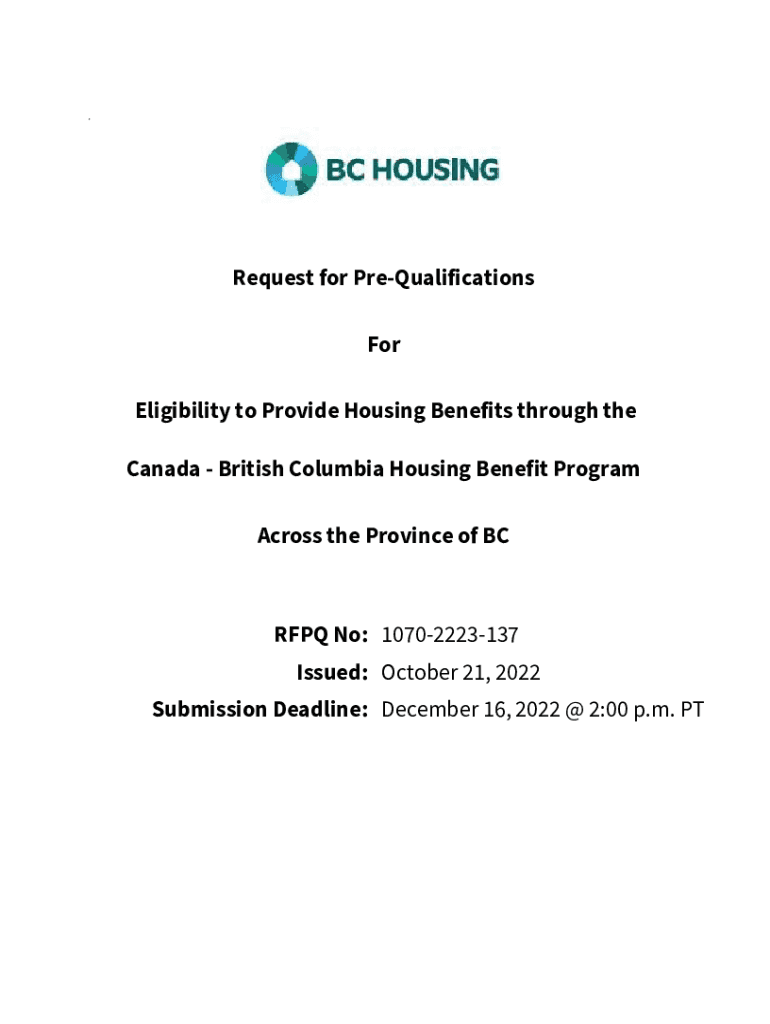 Fillable Online topup to the Canada Housing Benefit Canada