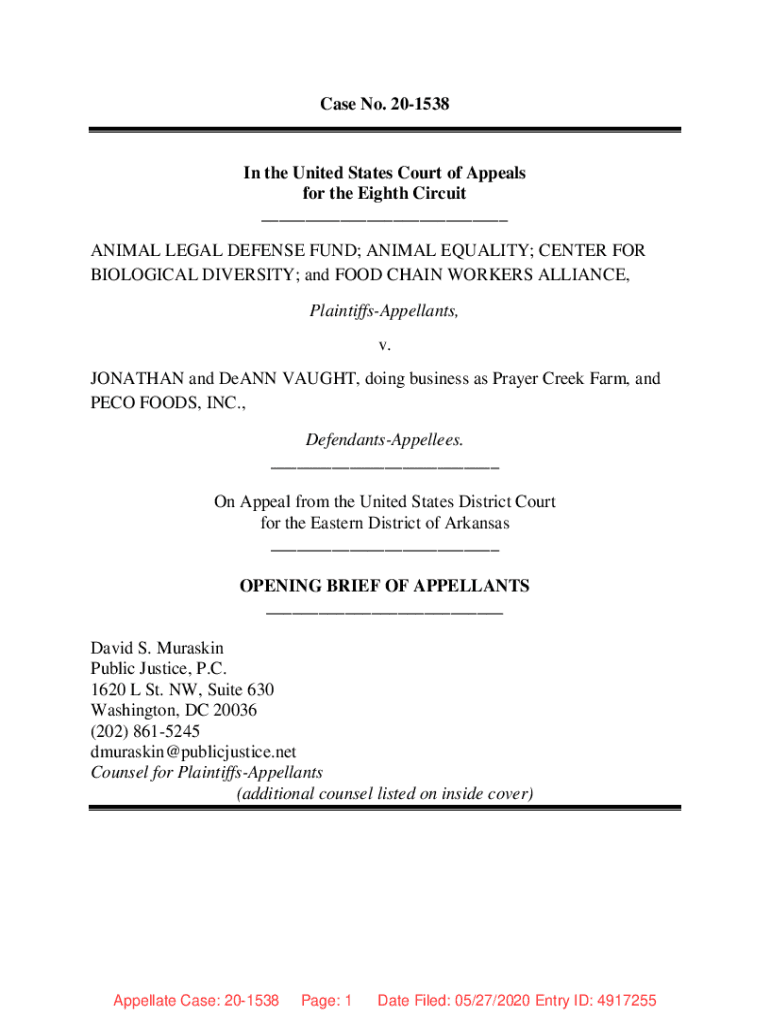 Fillable Online Case No. 20-1538 In the United States Court of ...