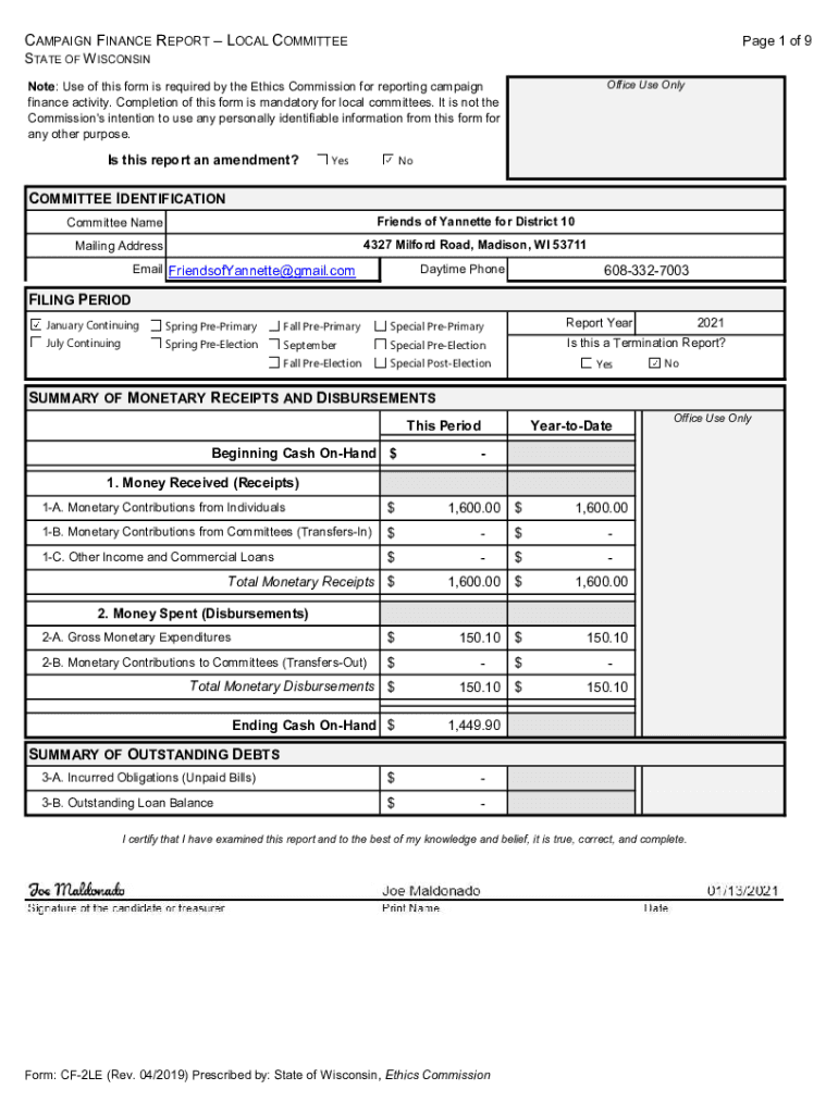 Form preview