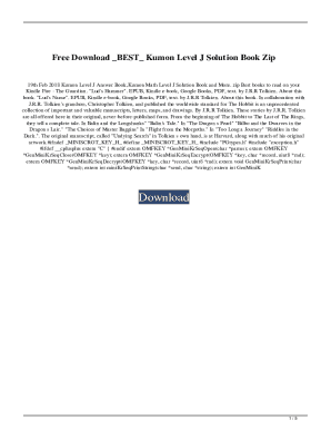 Fillable Online free download kumon level j solution book zip free