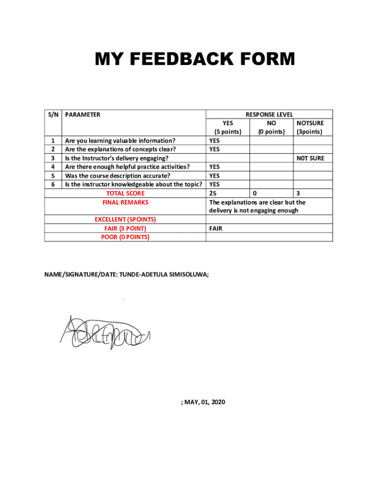 Form preview