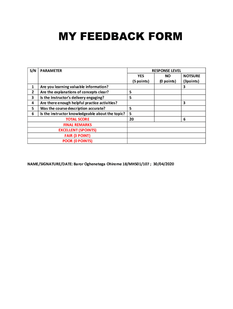 Form preview