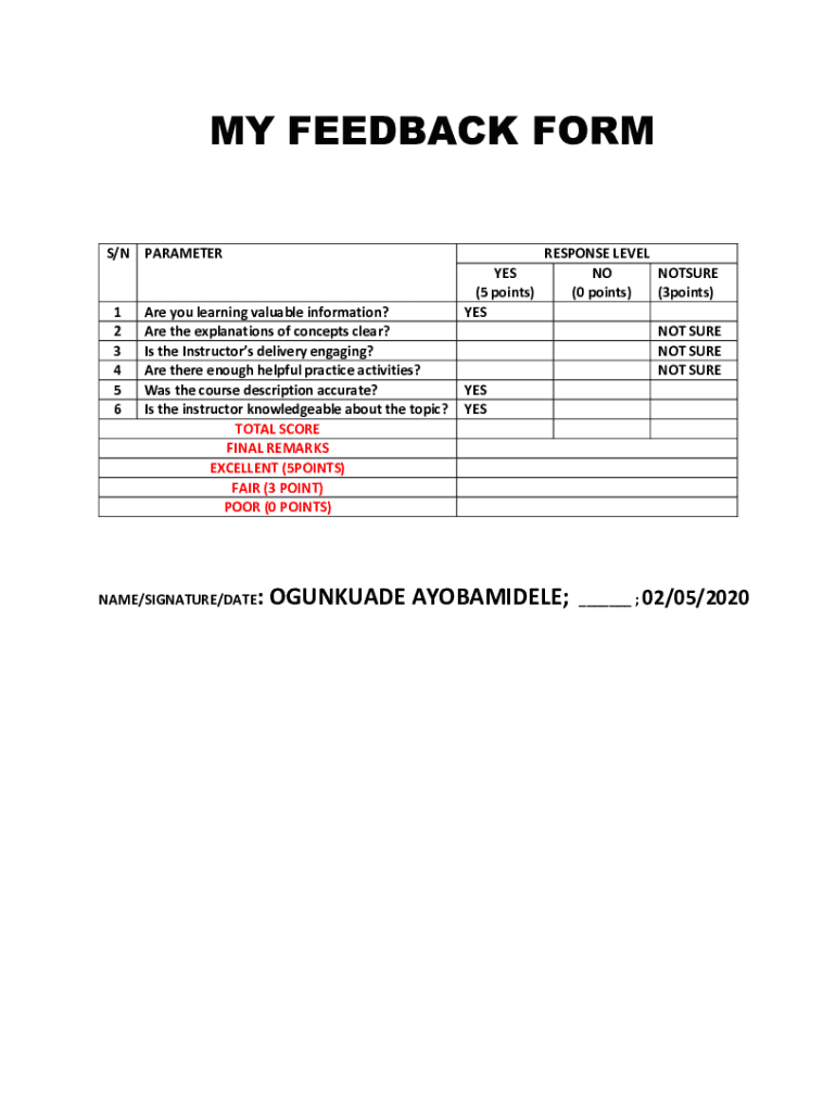 Form preview