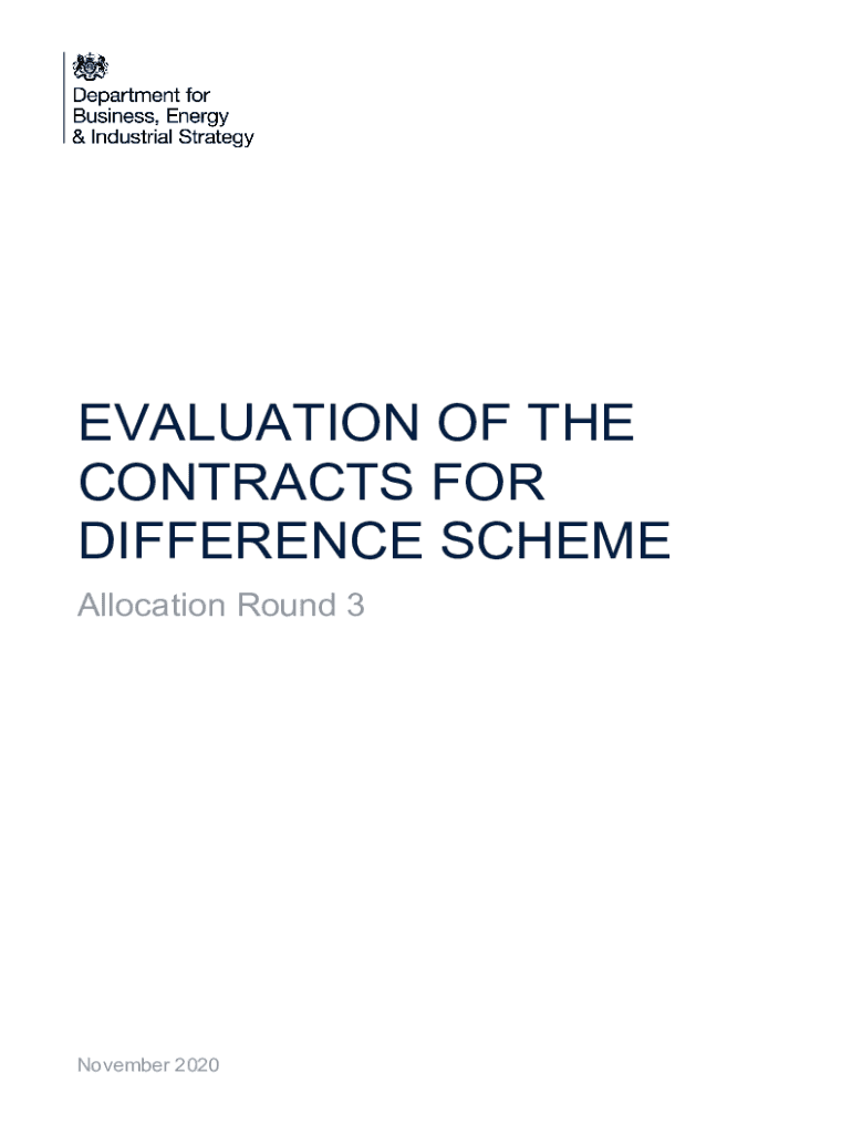 Fillable online evaluation of the contracts for difference scheme phase